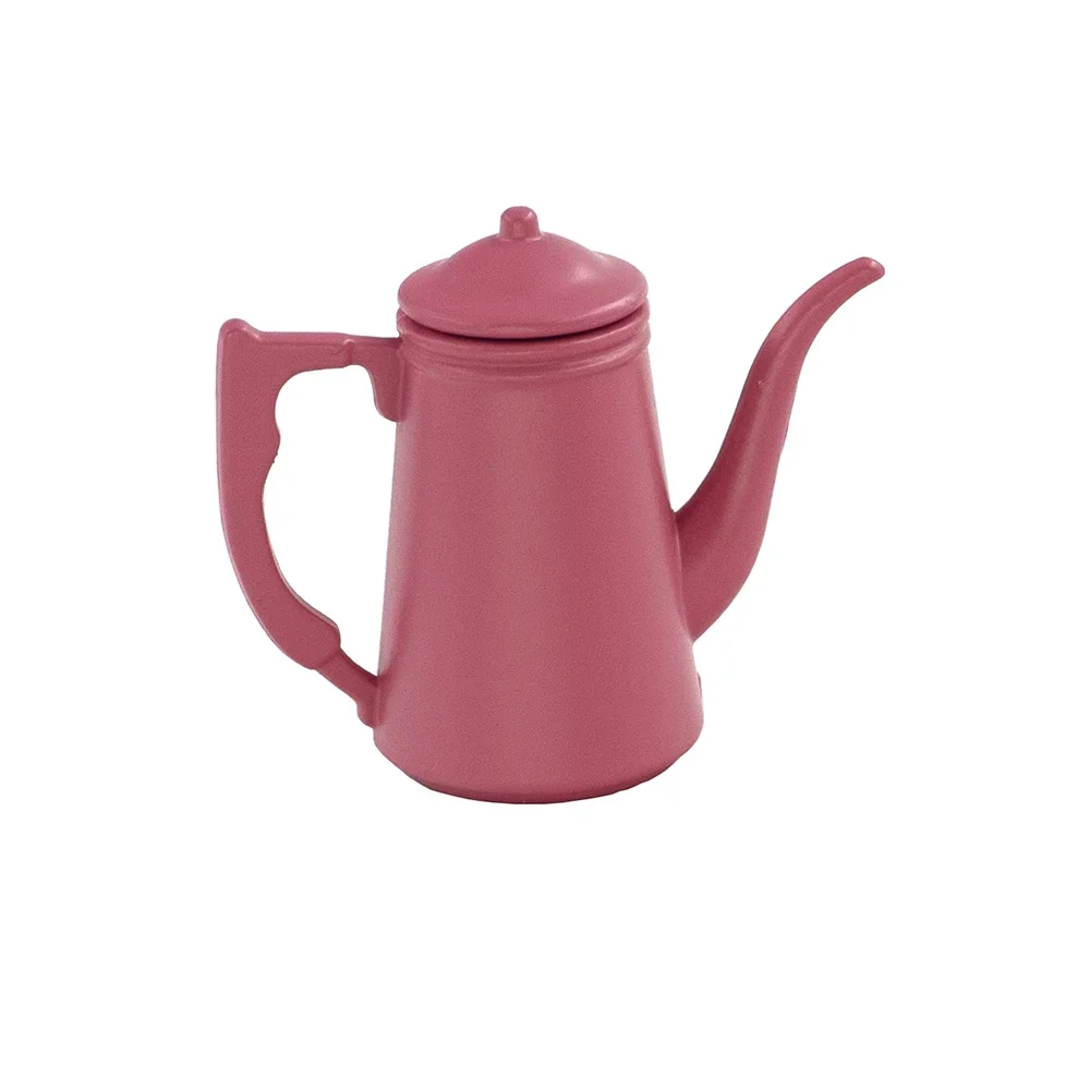 Accesorios en miniatura para casa de muñecas, Mini tetera de aleación, modelo de tetera, juguetes para decoración de casa de muñecas, 1/12