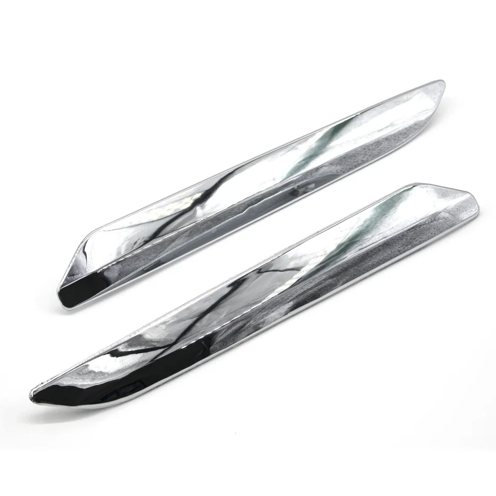 Chrome Car Front Bumper Cover Trim Strip For Citroen C5 X7 2007-2015 Anti-scratch Protection Chromium Styling Decoration Cover