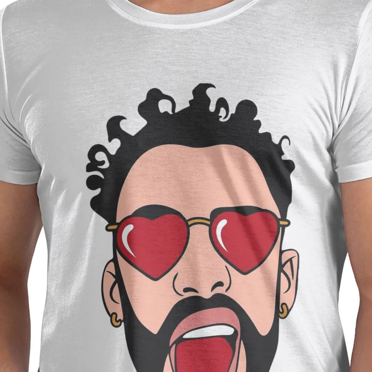 

Bad Bunny Benito Antonio 100% Cotton T-Shirt Men's Funny T Shirts Men Crew Neck Short Sleeve S-6XL