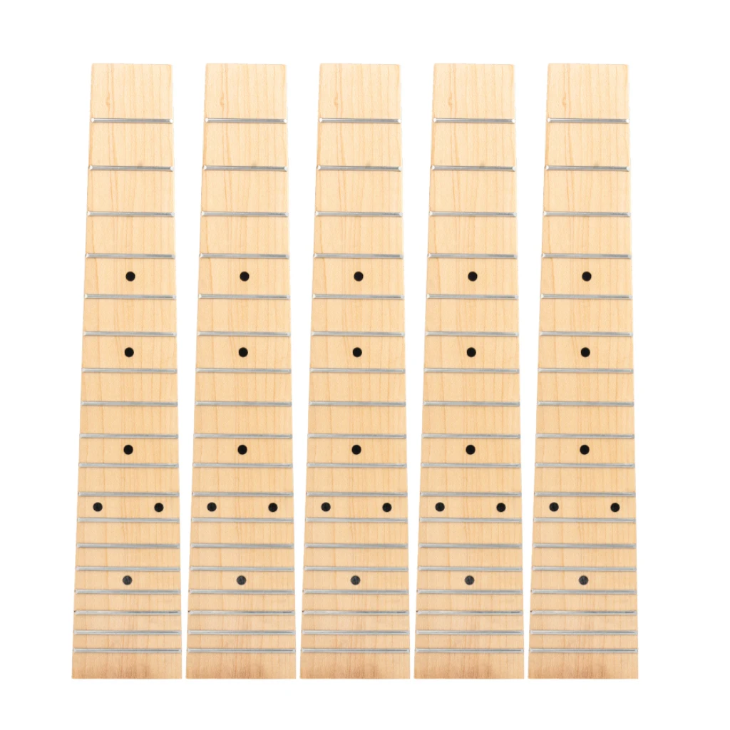 

LOOK 23'' Ukulele Fretboard Selected AA Grade Maple Fingerboard 18 Frets Concert Uke Hawaii Guitar Parts Accessories 1/5/10 PCS