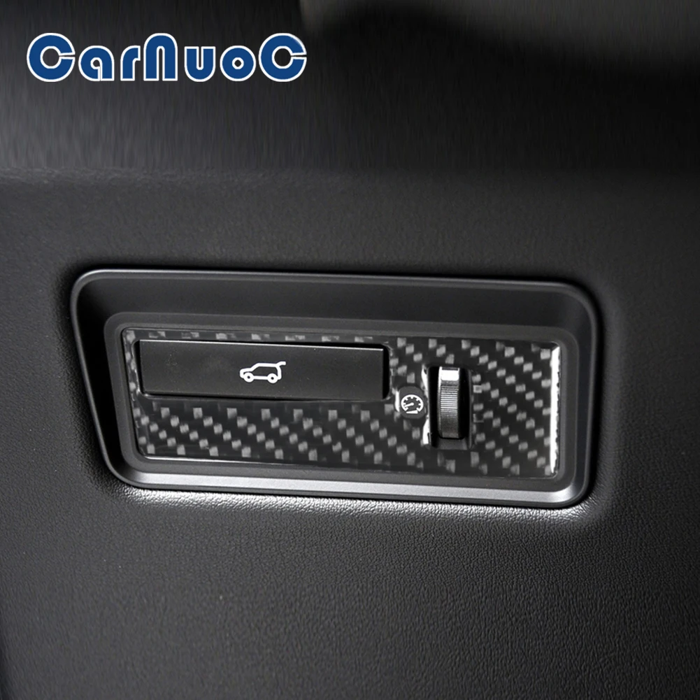 

Car Dim Light Panel Decorative Stickers Auto Interior Accessories For Land Rover Or Range Rover Sport 2014-2017 Carbon Fiber