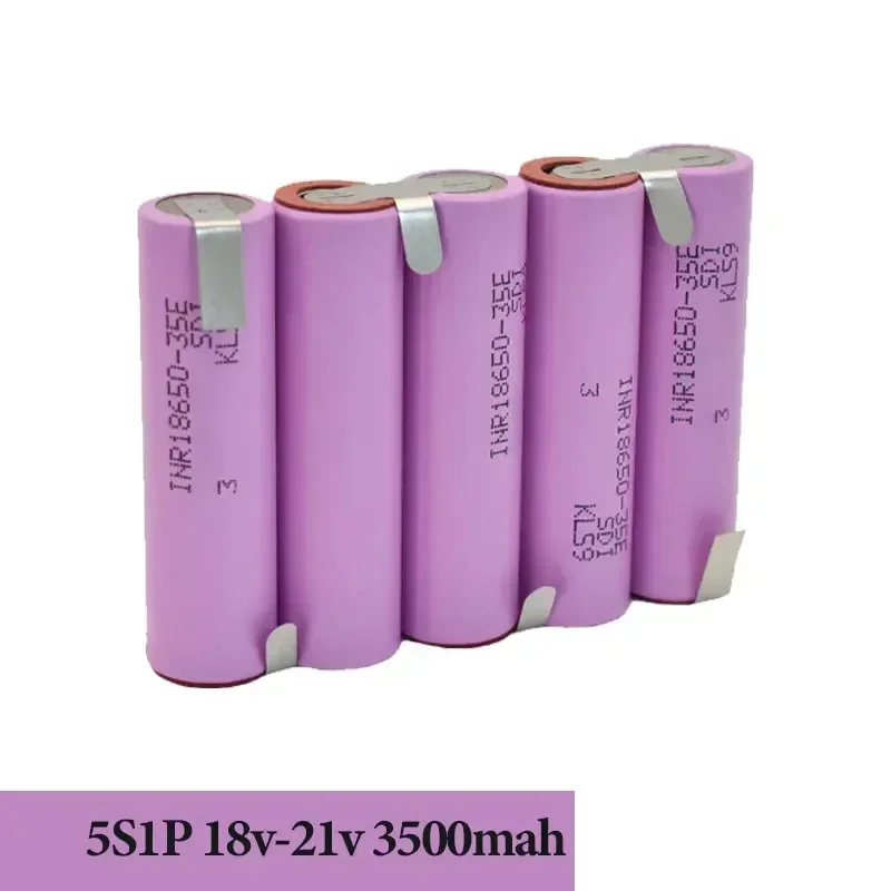 20A 18650 35E 3500mAh 7000mAh 3S 4S 5S 6S 8S 7.4V 12.6V 14.8V 18V 25.2V 29.6V For Screwdriver Battery Welding Battery Packs