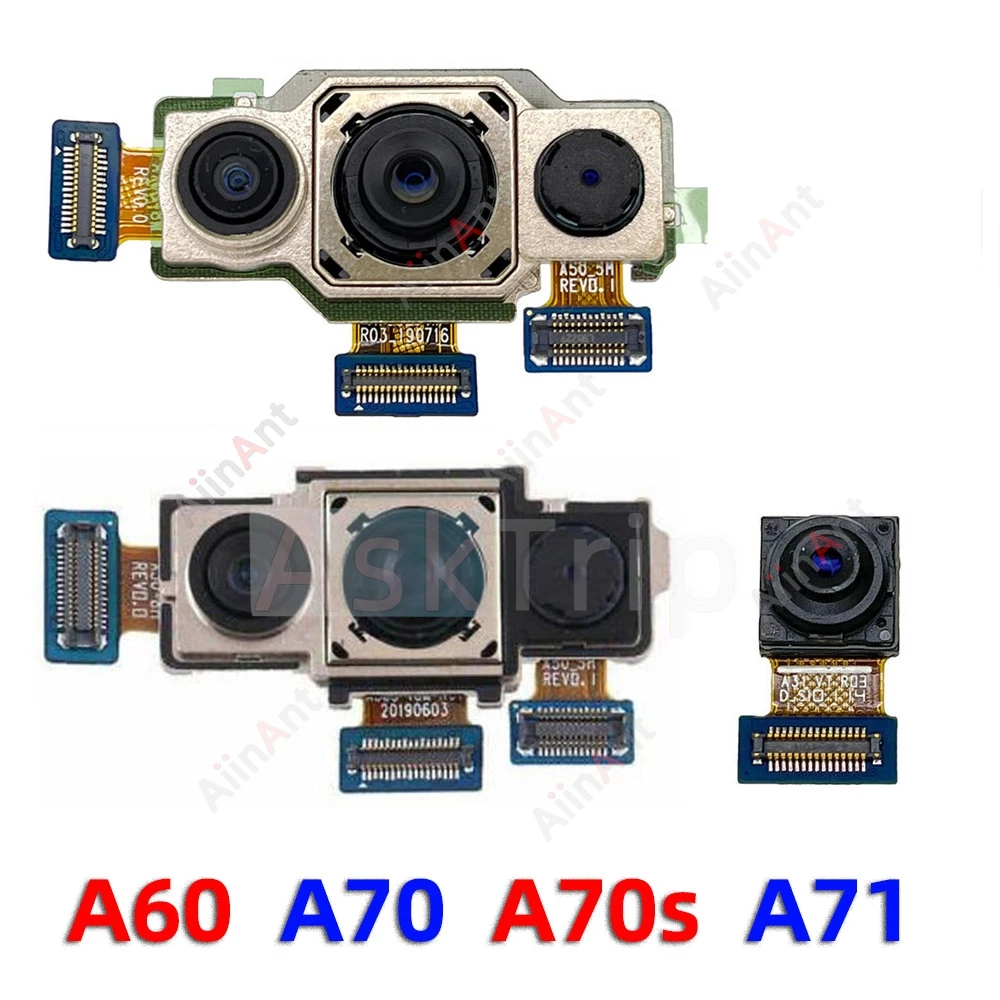 Macro Depth Wide Main Small Front Back Rear Camera Flex Cable For Samsung Galaxy A60 A70 A70s A71 4G 5G