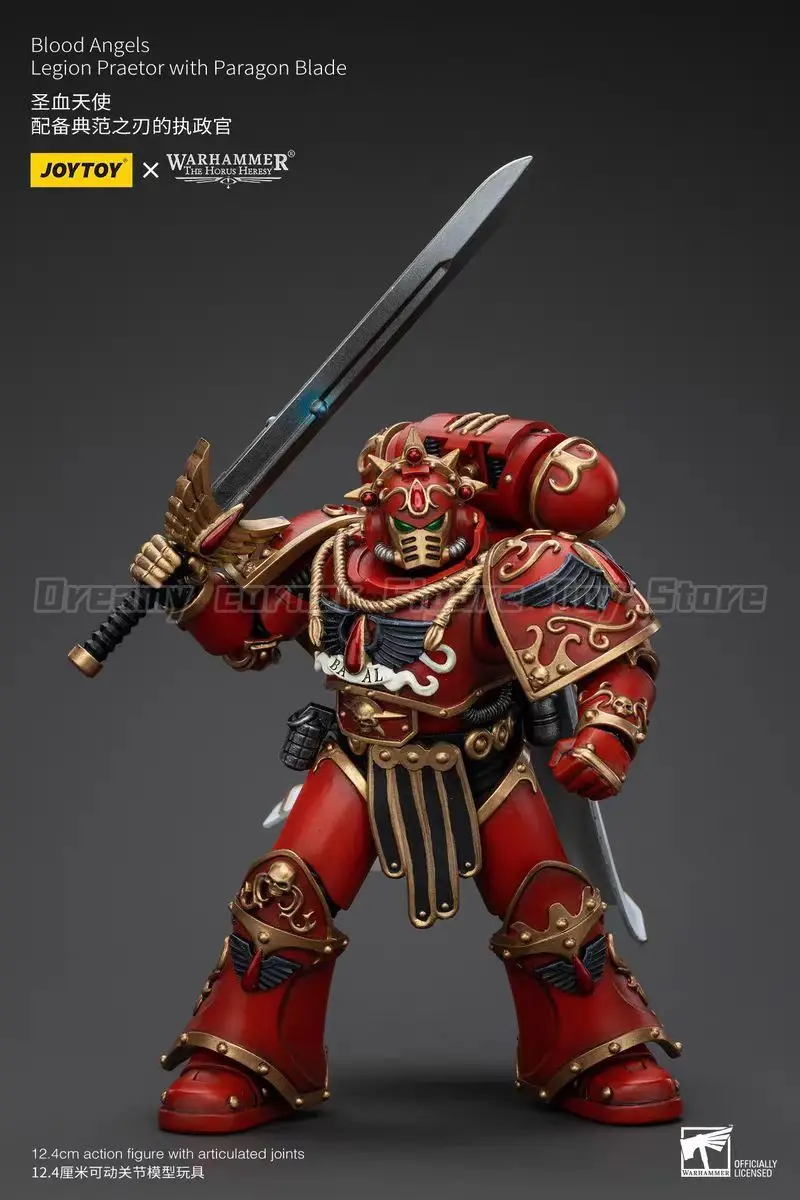 

【В наличии】JOYTOY Warhammer 40K Blood Angels Legion Praetor с Paragon Blade 1/18 Фигурки игрушки