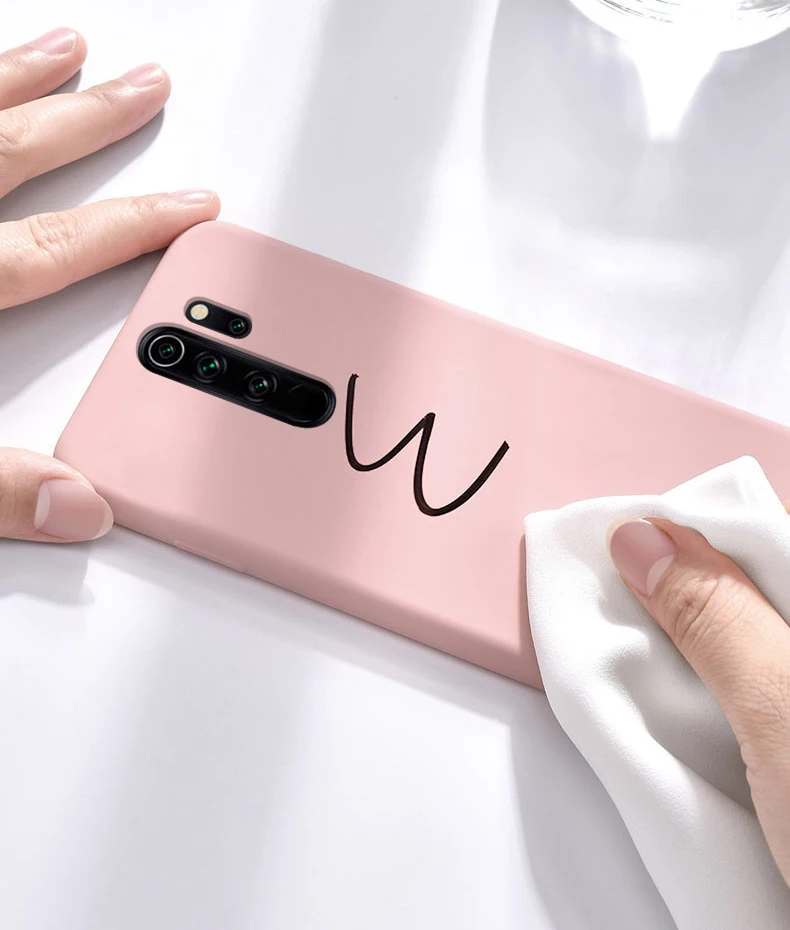 For XiaoMi RedMi Note 9 9s Pro 10 11 11S 10s 10T 9T 8 8T 7 Pro 9A 9C 10C Poco X3 F3 Soft Solid Candy Cover Liquid Silicone Case