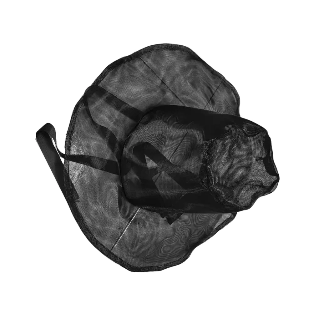 Jinu coreano tradicional preto halloween caçador cosplay boné com corrente de contas ídolo e bonés desempenho de halloween