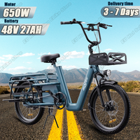 Onesport OT01 Electric Bike 750W Motor 48V27AH Battery E-Bike App Bluetooth Connection 20*2.6 All Terrain Tire Electric Bicycle