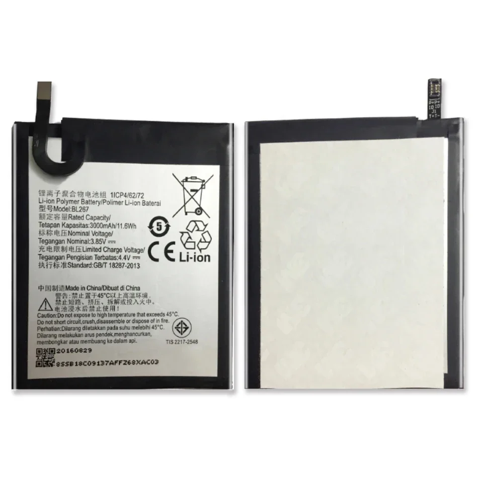 BL267 BL268 BL272 BL273 BL288 BL289 Battery For Lenovo Vibe ZUK Z2 K6 Power K33A42 K6 Note 5 Z5 L78011 L78012 K5 Play Batteries