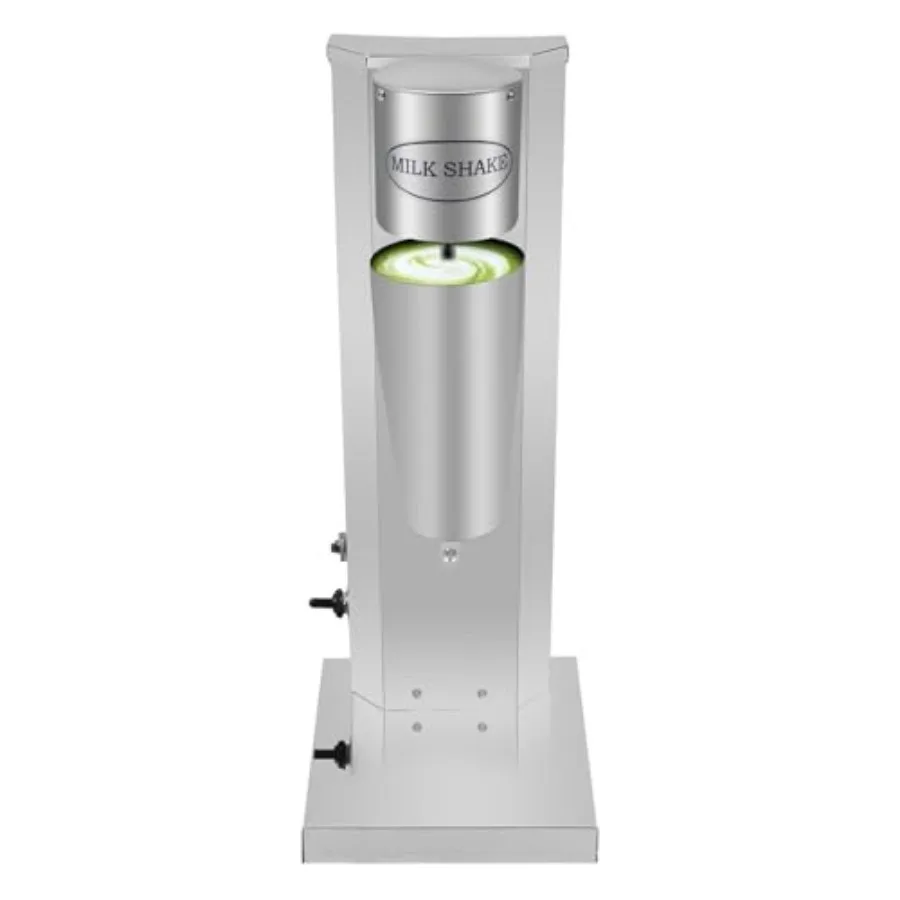 800ML/Cup Single Head Milkshake Maker 16000RPM Stainless Steel Milk Shaker Blender 180W 110V Commercial Drink Mixer Electric Mi