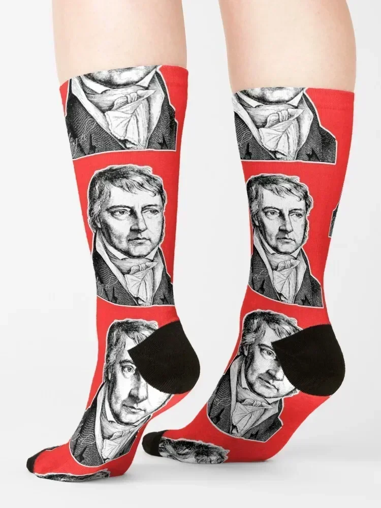 Hegel Socks cartoon Antiskid soccer floor winter thermal Man Socks Women's