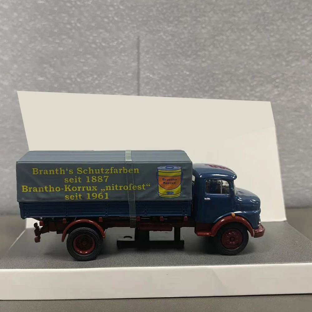 1:87 Transport Cargo Truck Model L911 Blue HO Vehicle Toy Models Die Cast Car