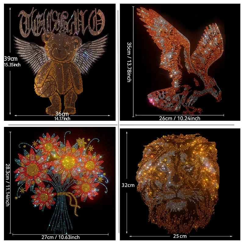 高品質のラインストーンクリスタルスパンコールは、tシャツ、ジャケット、モヘア、ジーンズ、その他の衣類に縫い付けられ、diyアクセサリーとして使用されます。