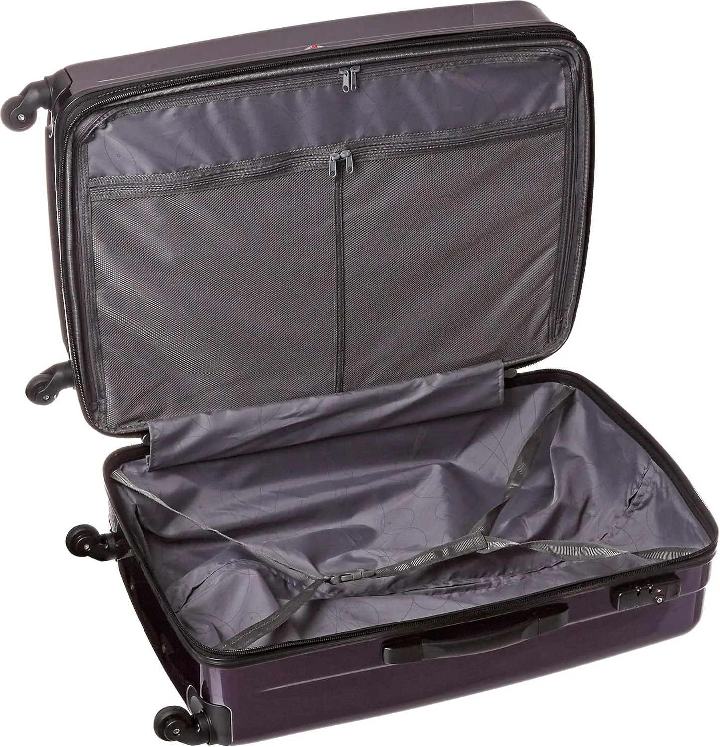 Samsonite Winfield 2 Hardside Expandable Luggage with Spinner Wheels, Checked-Large 28-Inch, Purple