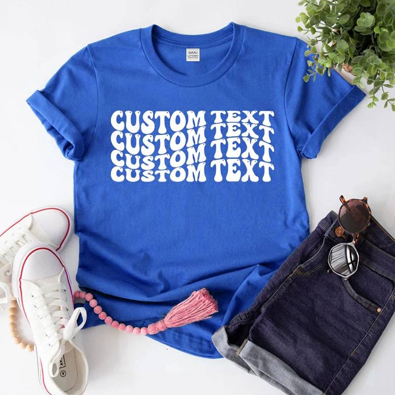 100% reine Baumwolle, personalisierte T-Shirts, geeignet für Männer und Frauen, Familien, Paare, Freunde, Teams und als Geschenke. – Detail 9