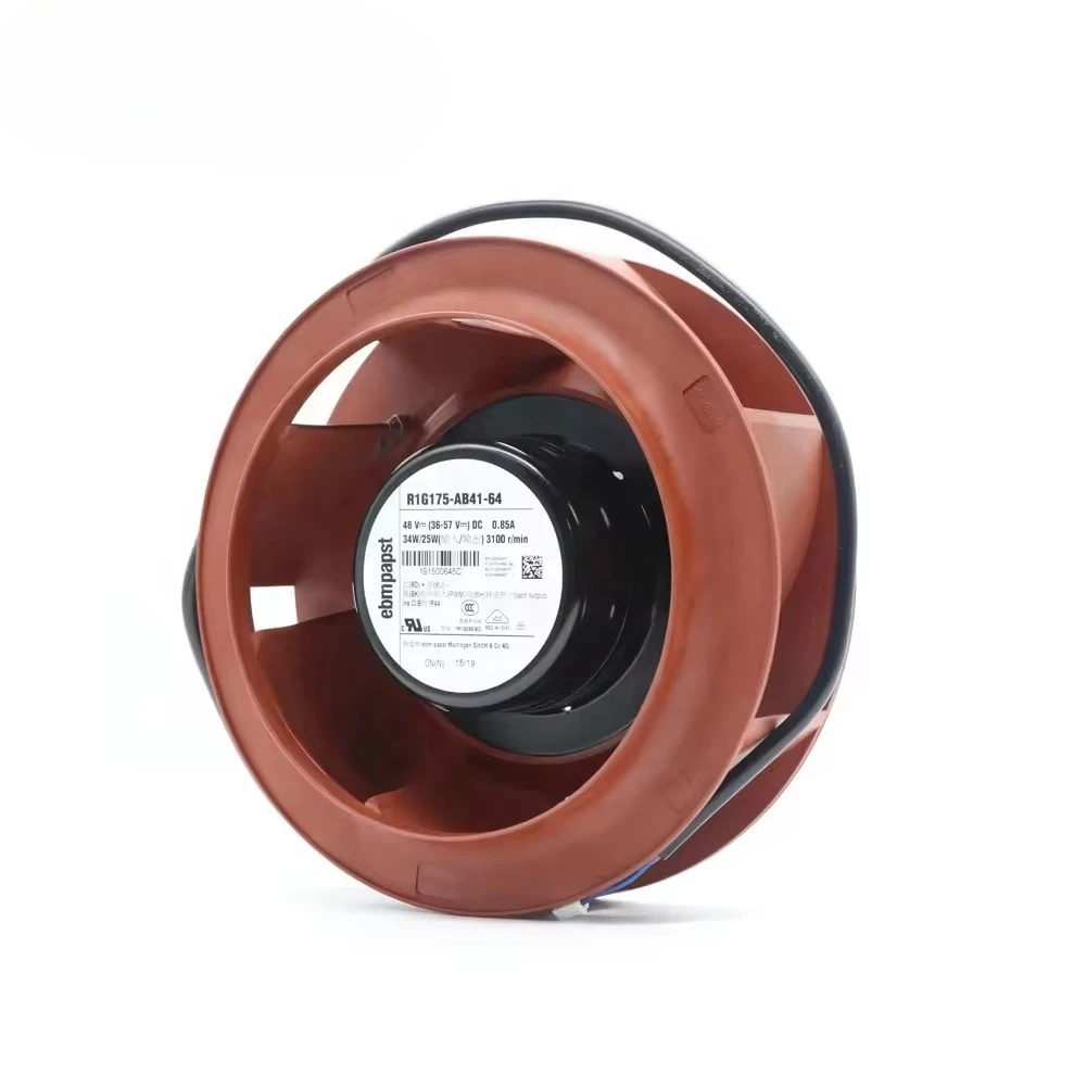 

R1G175-AB41-64 48V DC 34W 3100RPM Air Blower Telecommunication Cabinet Air Purifier Centrifugal Cooling Fan