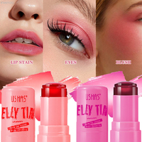 Milk Jelly Blush Stick Lip Cheek Stain Water Blusher Lip Gloss Matte Eyeshadow Long Lasting Brighten Facial Contour Rouge Makeup