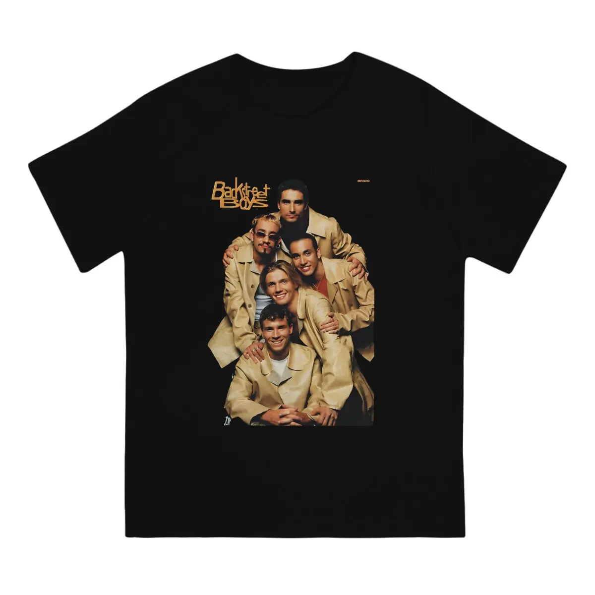 Golden Memory Men T Shirts Backstreet Boys Crazy Tees Short Sleeve Crewneck T-Shirts 100% Cotton Gift Idea Clothes