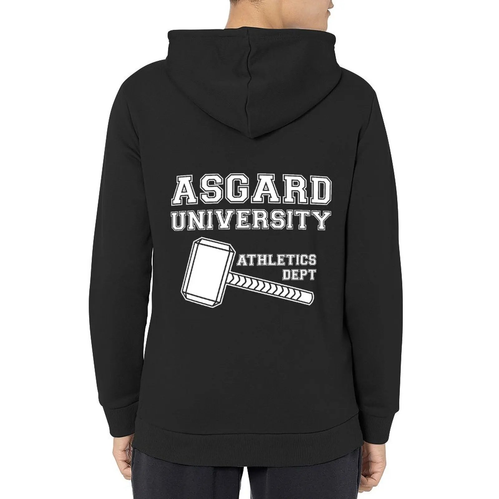 

Asgard University - Athletics Department (Dark Shirt) Hoodie male clothes hoodies and sweatshirts new