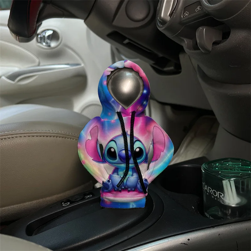 

2025 New Cute Cartoon Disney Mickey Gear Shift Collars Protective Cover Automotive Interior Decoration Products