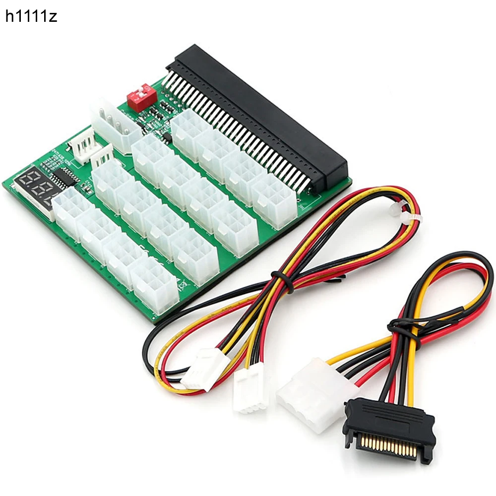 Adapter złącza zasilacza do HP DPS-1200FB A Power Supply Breakout Board 16 Ports PCIe 6 Pin 750W-1200W Miner Mining Board