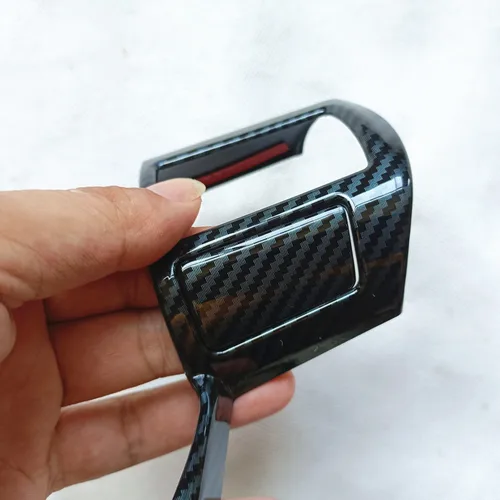 Imagen 2 del producto Para Toyota Fortuner Hilux Revo 2018 2019 2020 2021 2022 2023 accesorios cubierta de volante embellecedor de plástico