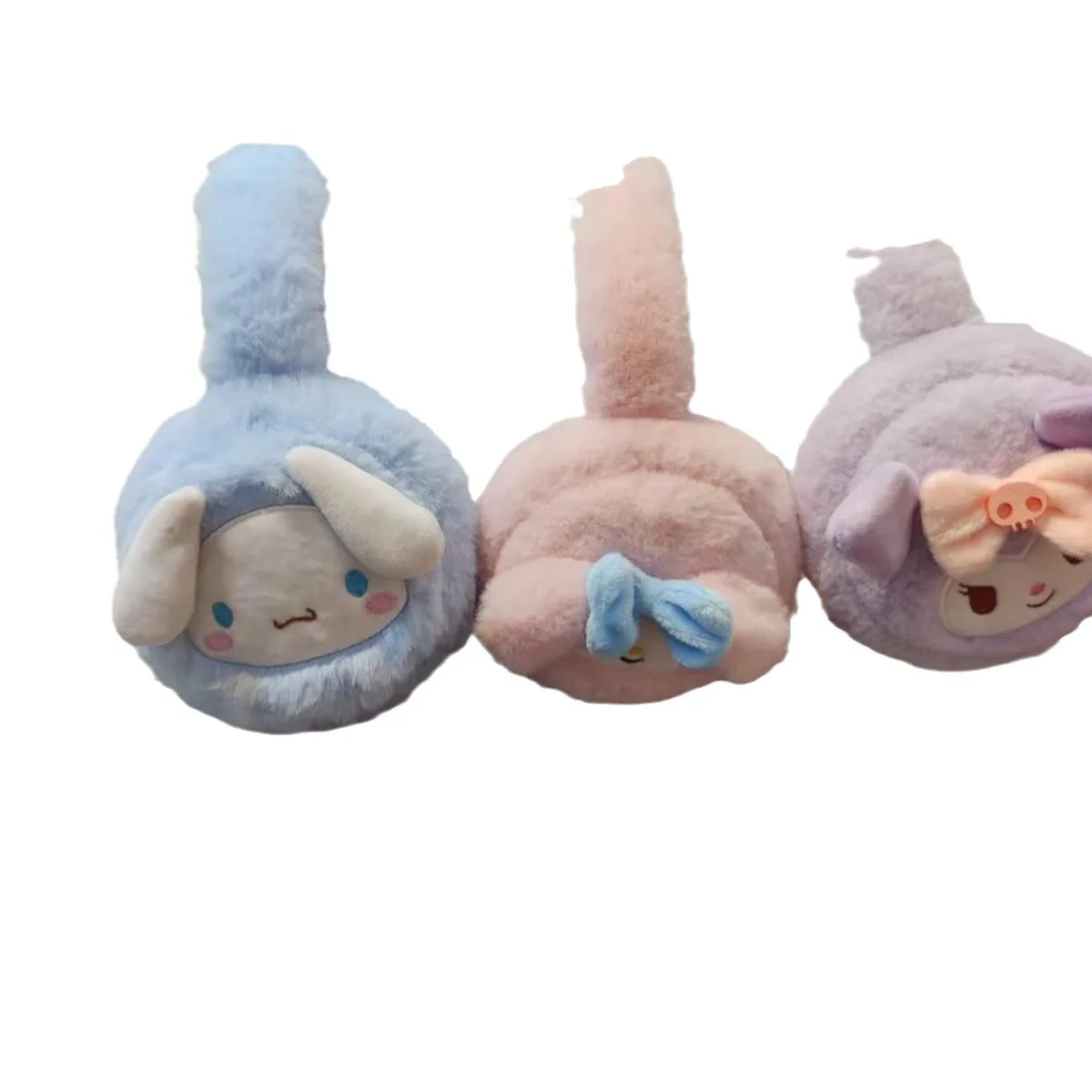 Miniso Sanrio ear cups warm new anti-freeze Yugui Dog Merlot ear cup plush Kulomi ear cups