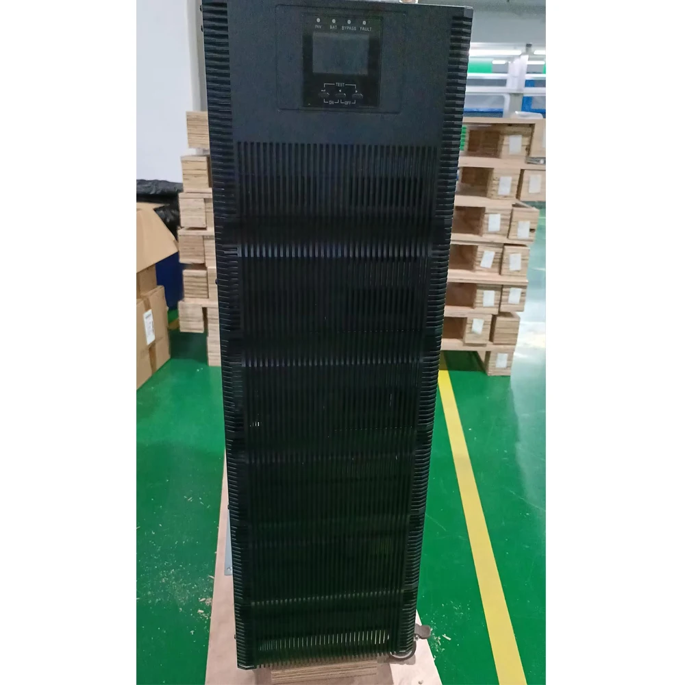 Alimentatore UPS online monofase da 10 kVA Stabilizzatore di tensione 220 V Boos ter con schermo LCD per computer e elettrodomestici