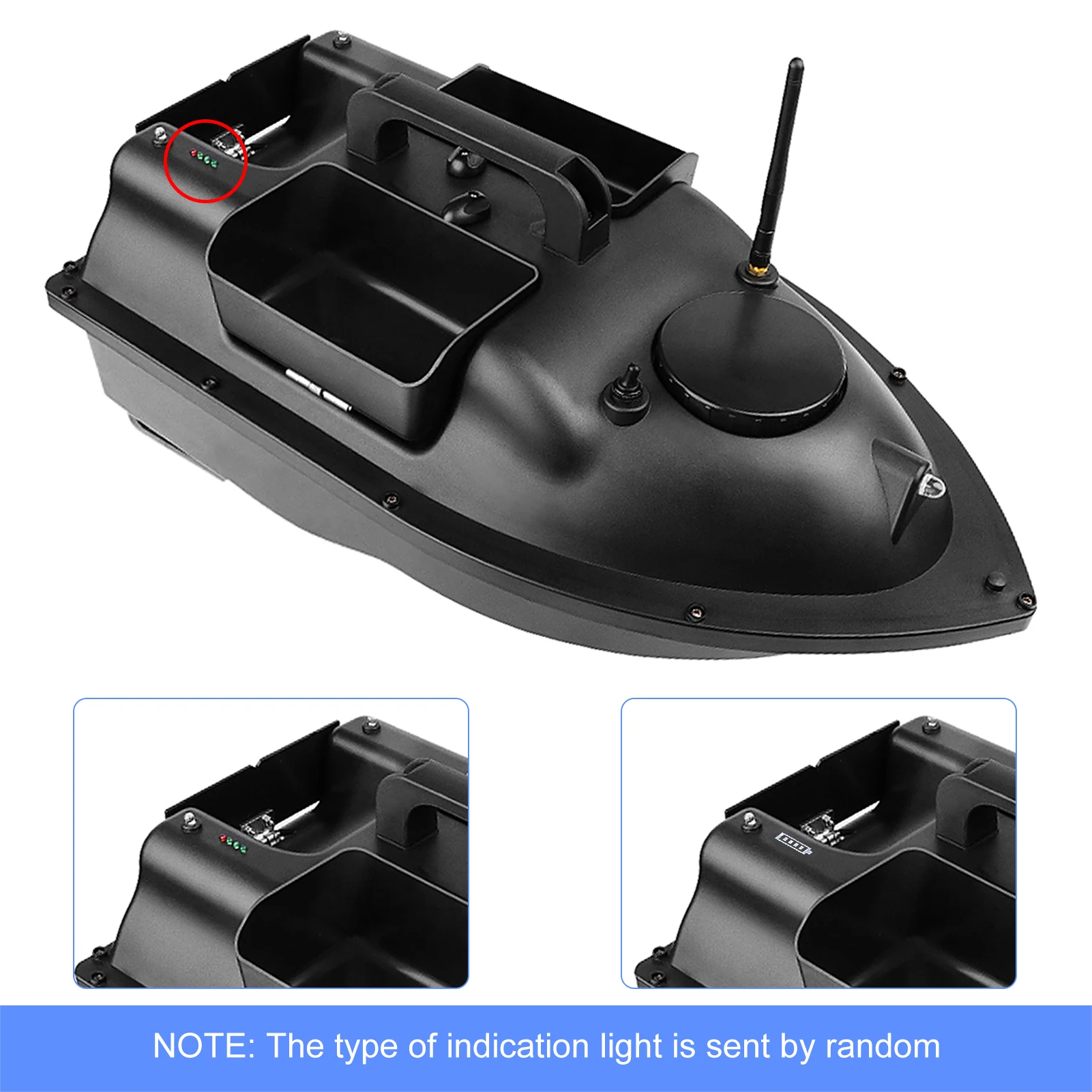 Intelligente fernbedienung rc boot köder position ierungs punkt gps mit fester geschwindigkeit kreuzfahrt 5200mah/12000mah mit automatischer rückführung – Detail 11