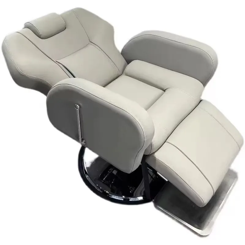 Cheap  Luxury Modern  White Hydraulic Professional Barber Shop Chair for Men Modern Salon  Istanbul