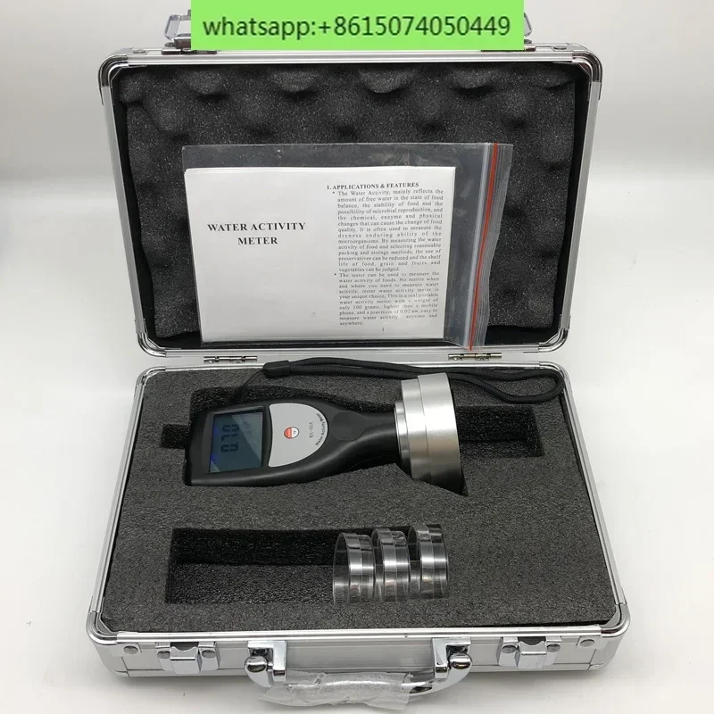 WA-60A Misuratore di attività dell'acqua alimentare Precisione di 0,02 aw Misuratore di attività dell'acqua degli alimenti Misuratore di attività dell'acqua