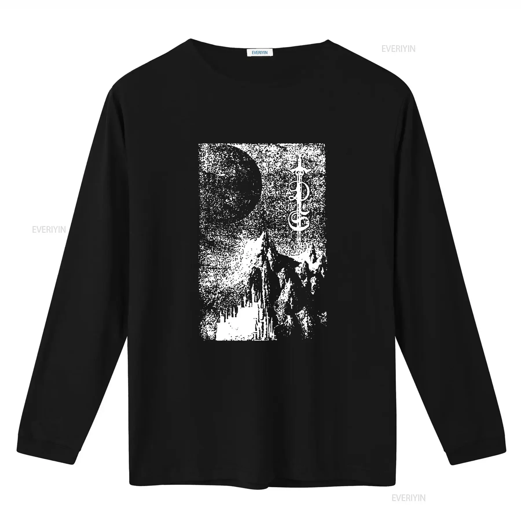 تي شيرت صمت الاكتئاب أسود معدني زنزانة سينث عتيق مصمم ملابس جرافيك مريح قليلاً ملابس الشارع