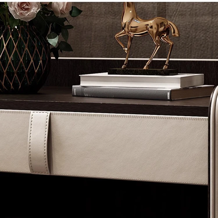 현대적인 십대 방 어린이 가구 협탁 싱글 스마트 침대 수납 침대 옆 수납장