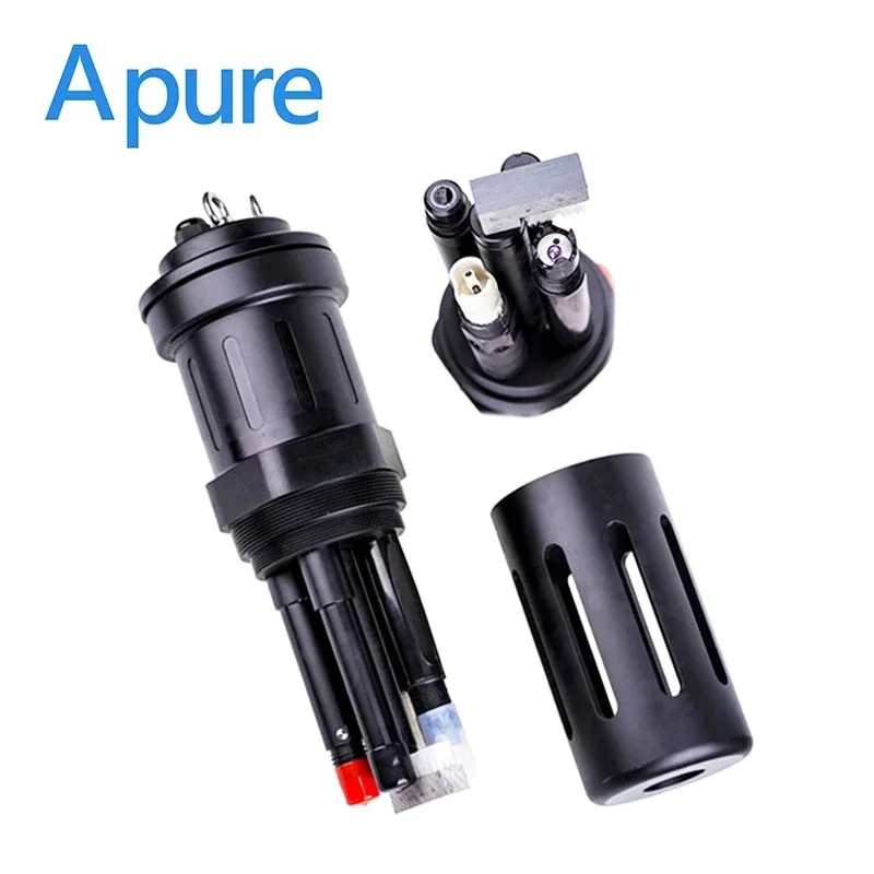 2026/Apure Digital RS485 pH ORP EC DO Turbidity Salt Ammonia Nitrogen Multiparameter Water Quality Sensor Probe