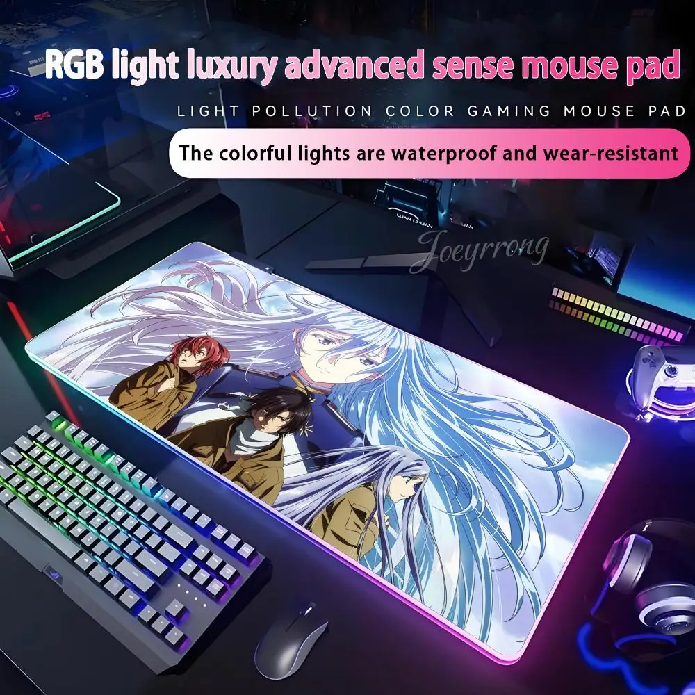 

86 Eighty Six Mouse Pad RGB Mouse Pad Extended Gaming Keyboard Seven Colors LED Mats Large 1000x500mm XXL Gamer