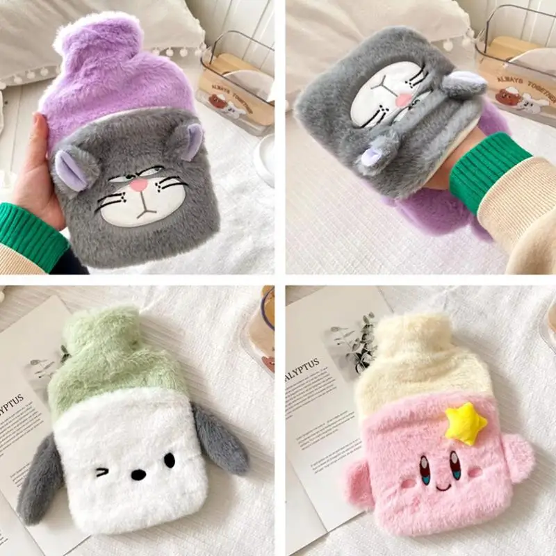 Kawaii Sanrio Anime Peripherals Pochacco Cartoon Plush Hand Warmer Bag for Girls Home Water-Filled Hot Water Bottle