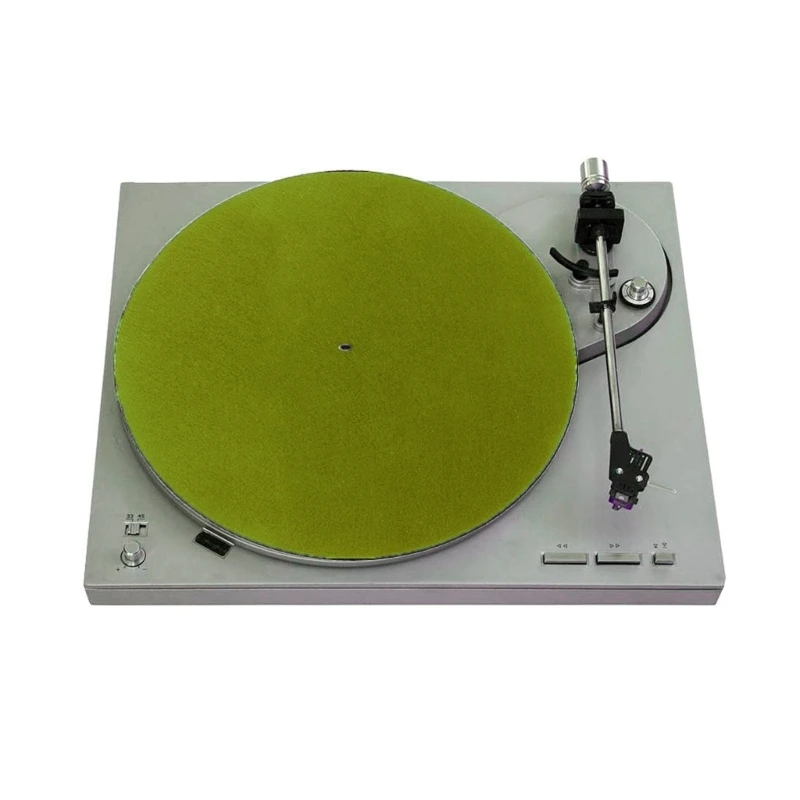 Plattenspieler-Slipmat für Vinyl für LP-Plattenspieler, 12-Zoll-Plattenmatte, 295 mm Durchmesser, M76A – Detail 1