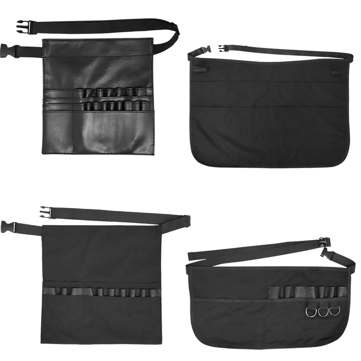 

Salon Half Apron Barbershop Hair Cutting Tools Storage Cape Waterproof Hair Stylist Waist Bag Pro Barber Beauty Styling Supplies