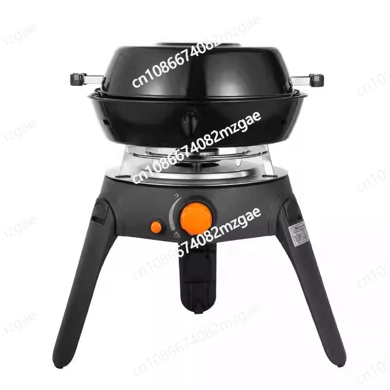 Outdoor Multifunctional Gas Grill, Portable Camping Stove, Cassette Burner Gas Cooker