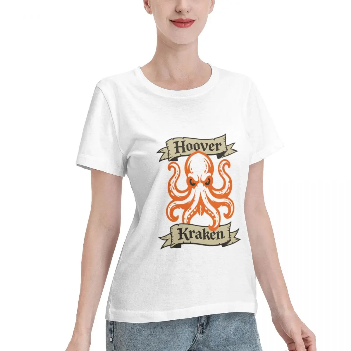 High Quality Hoover Kraken Women's T-shirt Boho Soft Skin Friendly Top