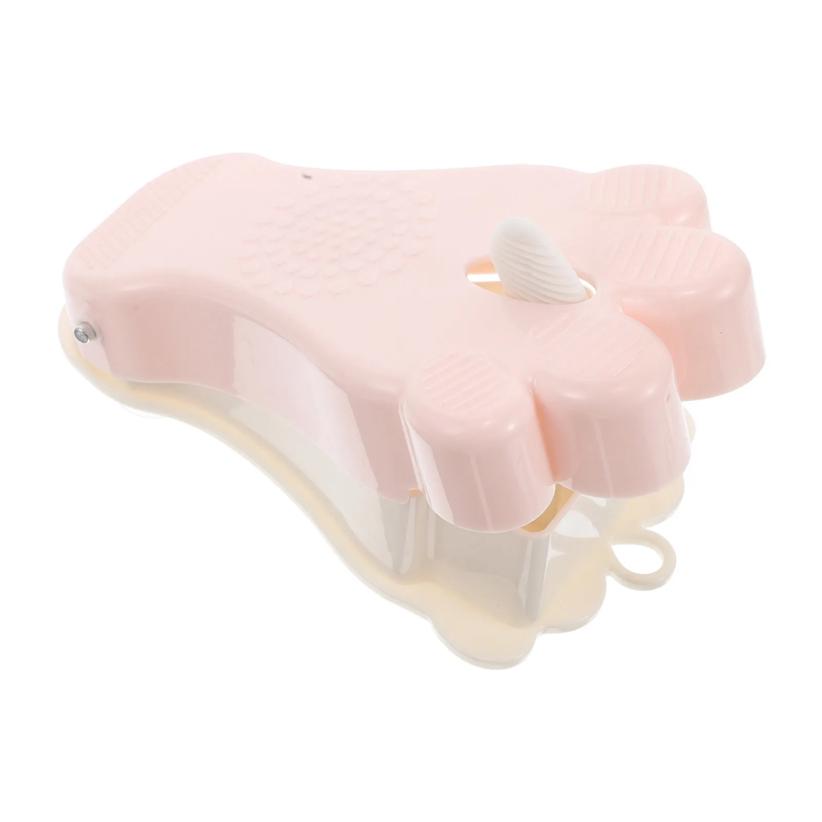 

Lazy Toe Cleaner Foot Scrubber Pink Press Type Exfoliating Feet Cleaning Brush Feet Washer Foot Shower Massager for Elderly