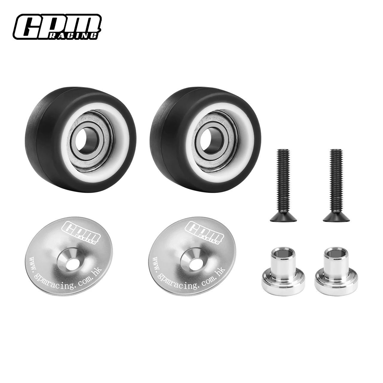 GPM MINI XRT MINI MAXX لـ 7075-T6 ALLOY Wheelie Bar Wheel & Bearing TRAXXAS #5