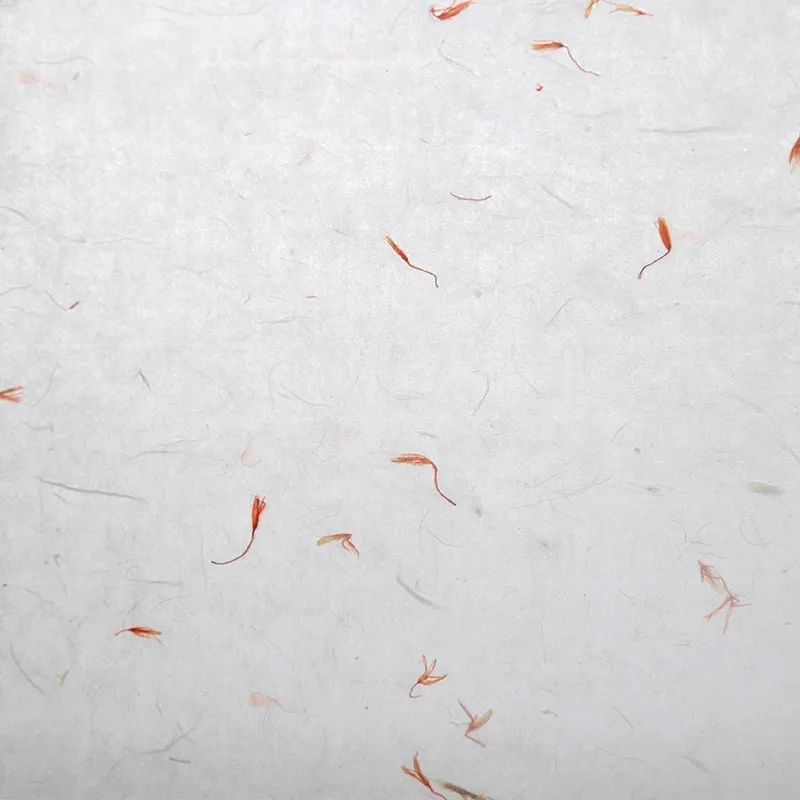 Flower Tea Fiber Rice Paper Chinese Claborate-style Freehand Brushwork Painting Half-Ripe Xuan Paper Calligraphy Creation Papier