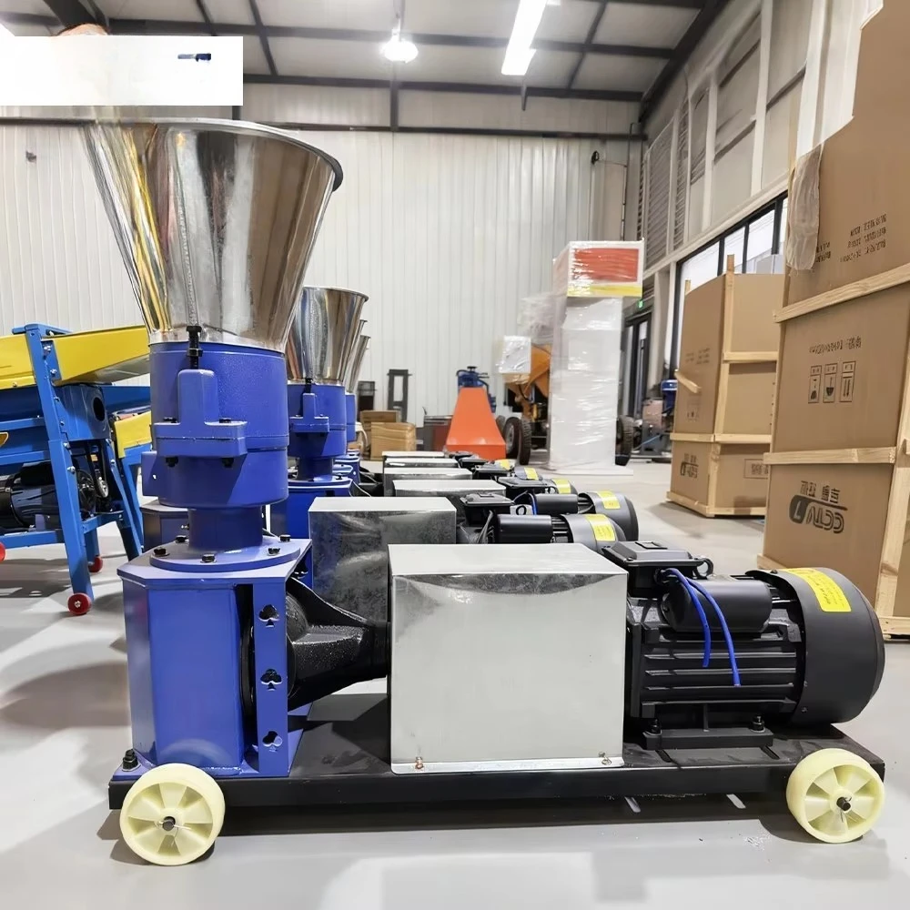 Efficient Certified Feed Pellet Machine With 200kg Per Hour Capacity for Making Poultry and Livestock Feed Pellets