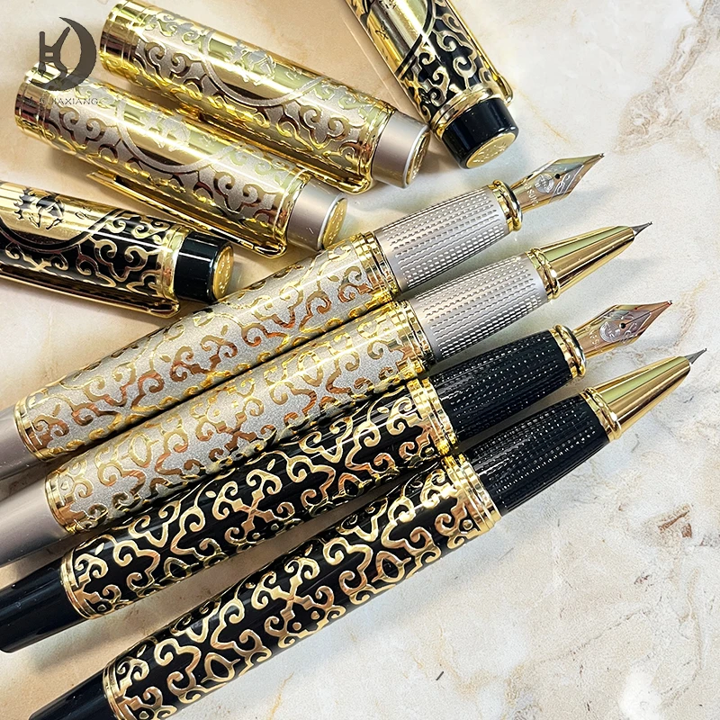 

D 9605 и 9663 с 2 цветами, роскошный бизнес-подарокЭлегантная ручка с дизайном лошади и птицы для офисных и школьных канцелярских принадлежностей