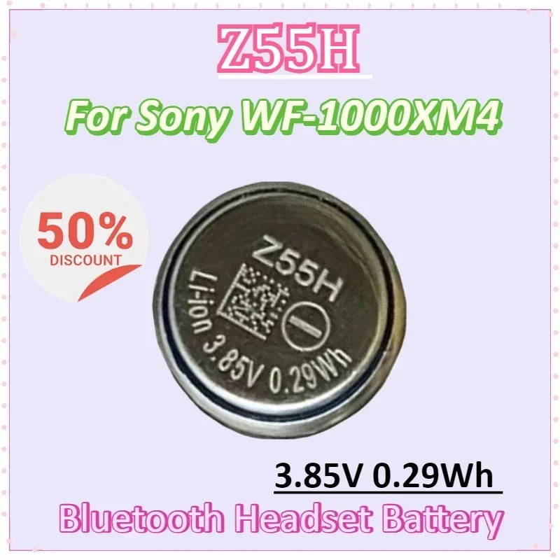

2PCS Z55H 3.85V 0.29Wh Replacement Bluetooth Headset Battery CP1254 1254 for Sony WF-1000XM4 XM4 Battery