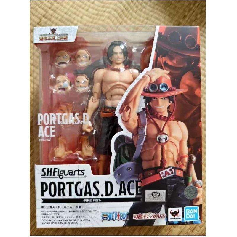 

Bandai Original One Piece Sabo PORTGAS D ACE SHF S.H.Figurats Аниме Полный персонаж Модель игрушки Подарочная коллекция Фигурка Игрушка