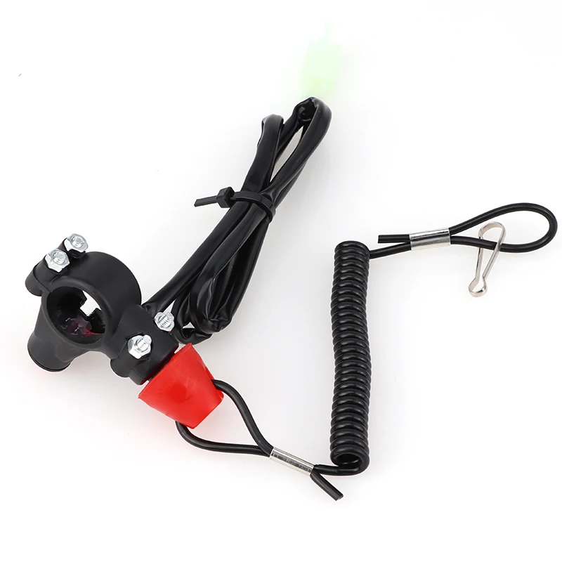 Motorrad Notfall Kill Stop Schalter Für Pocket Mini Dirt Bike ATV 4 Wheeler Quad Moto Go Kart Mit Sicherheit Tether Lanyard