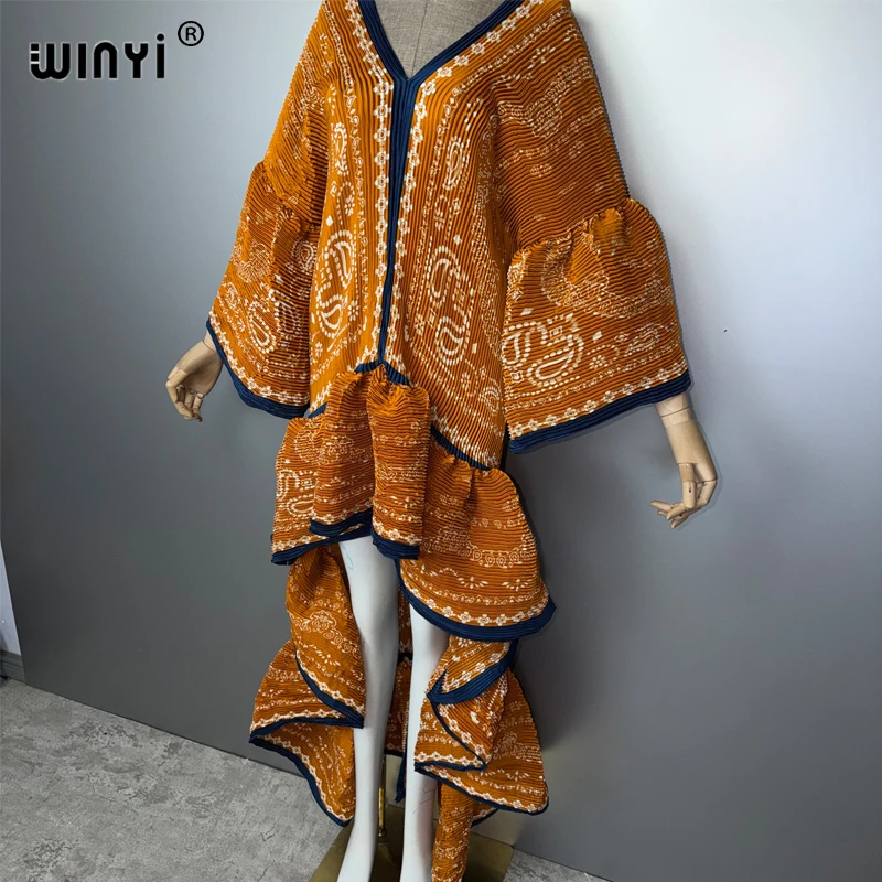 WINYI Boho Beachwear Pleated E - Cover Up Kaftan recension och pris
