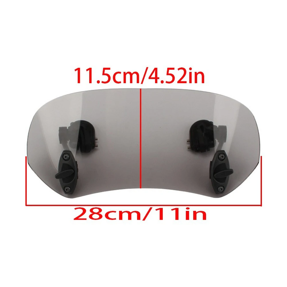 

1Pc Universal Motorcycle Wind Deflector Motorcycle Windshield Windscreen Wind Protection for Almost Any Bike with Windshield
