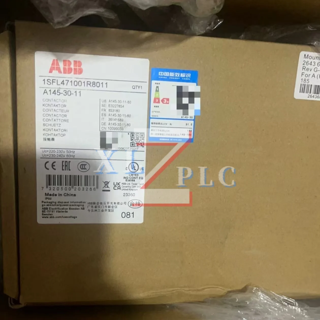 접촉기 새로운 원본 A145-30-11 220VAC A145-30-11 AC220V